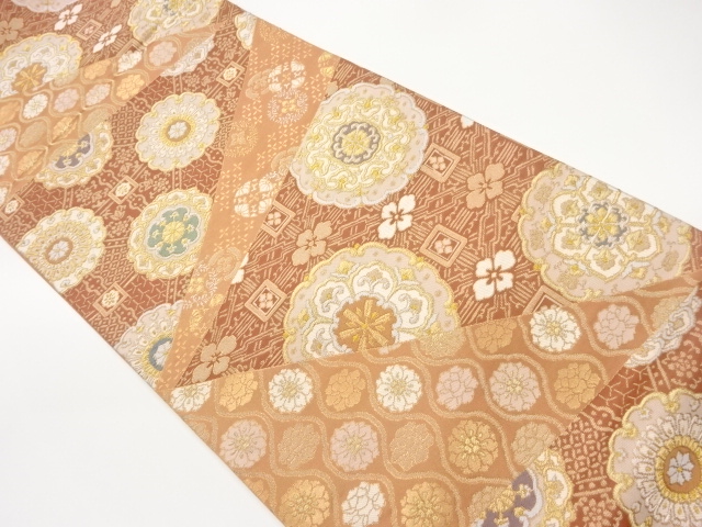 JAPANESE FUKURO OBI / WOVEN CLASSICAL PATTERN
